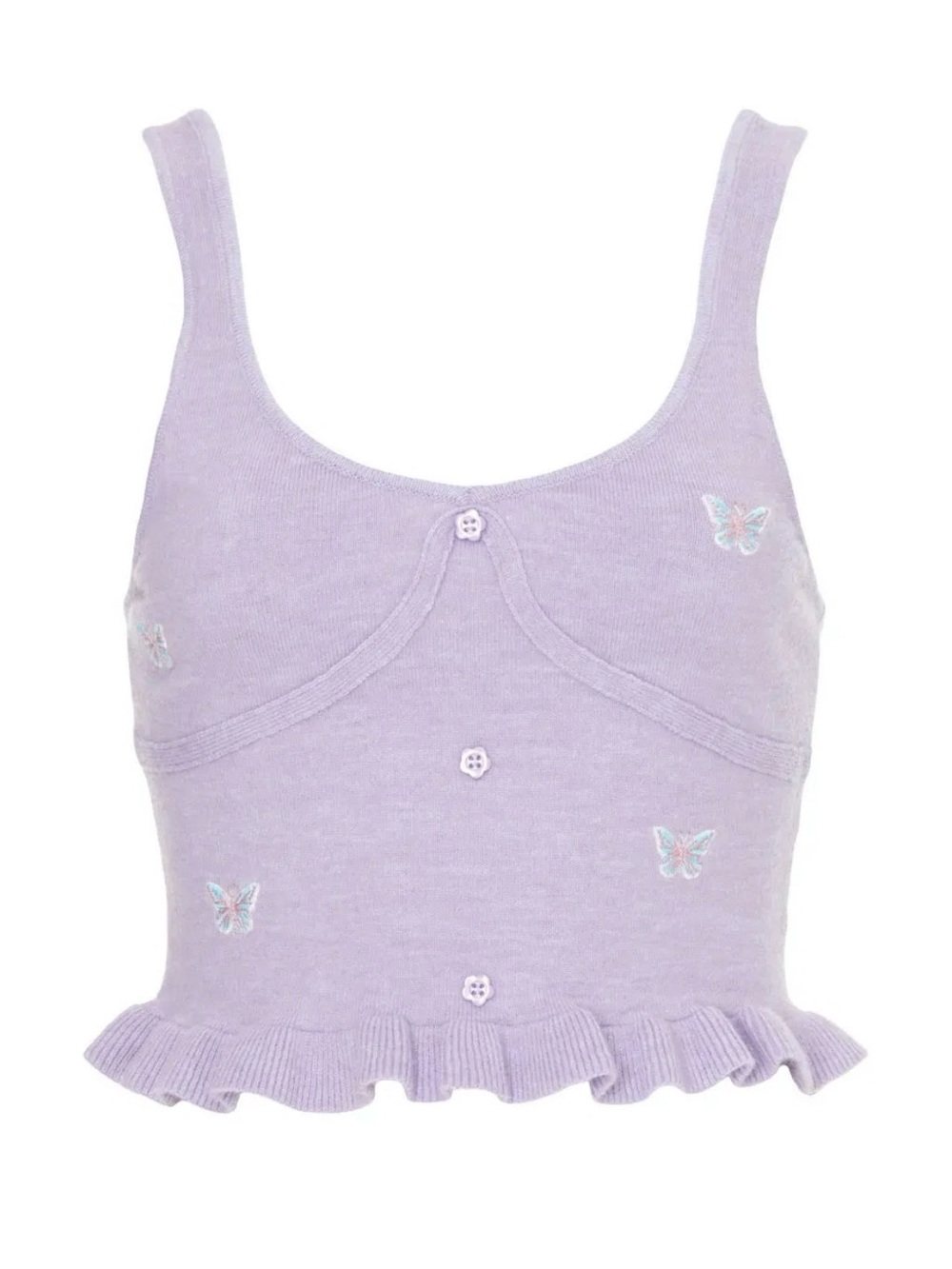 4Sienna Butterfly lavender tank top